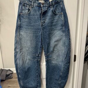 We The Free Relaxed Fit Blue Jeans